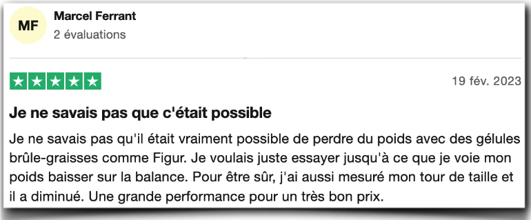 Gélules Figur Témoignage Évaluation Critique Expérience
