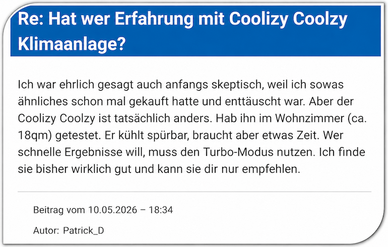 Ein Erfahrungsbericht aus einem Forum Coolizi Coolzy Bewertungen Erfahrungsberichte