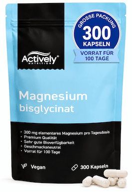 Actively NUTRITION Magnesium Bisglycinat Abbild Tabelle